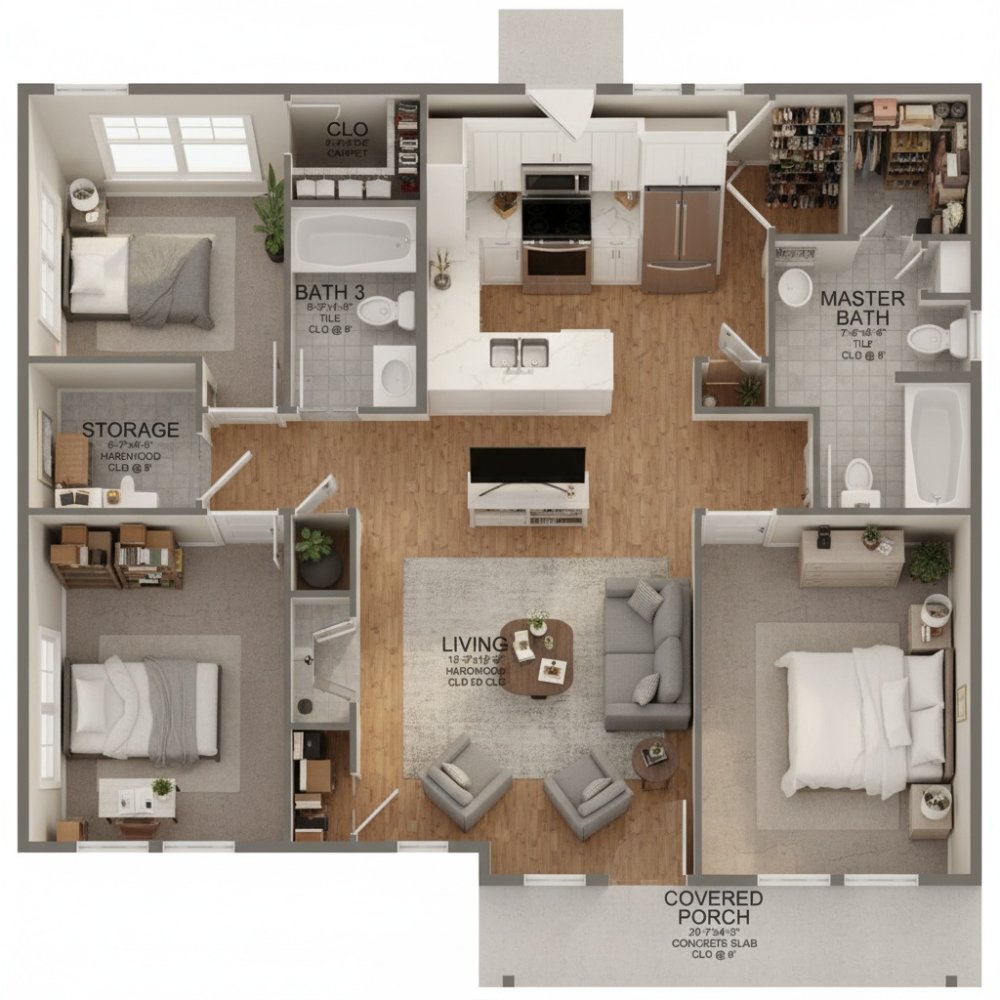 Turn Floor Plans into 3D